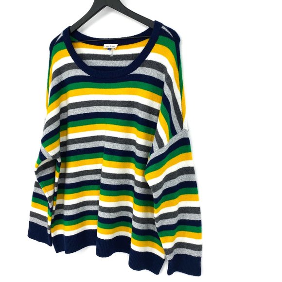 COURT & ROWE Wool Blend Striped Sweater - Picture 3 of 16